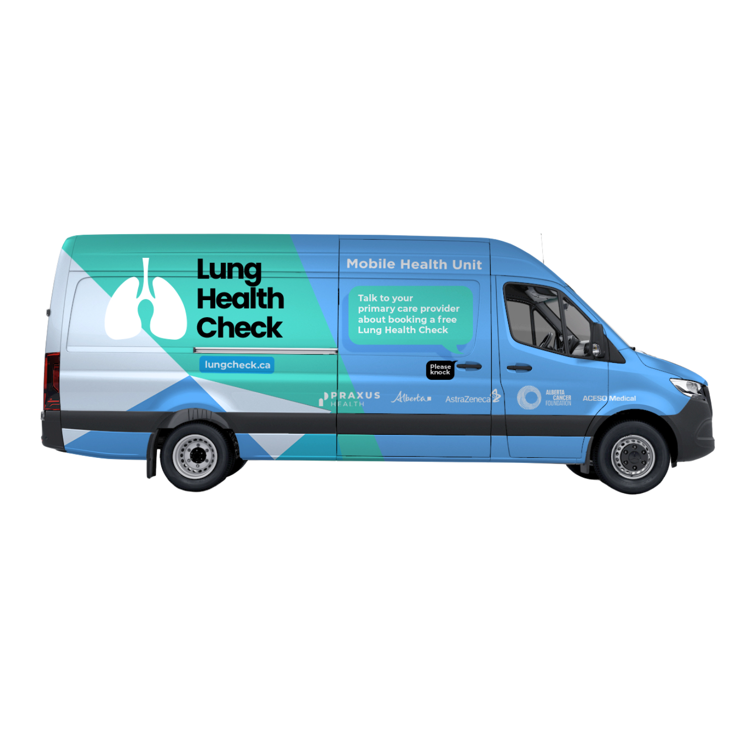 Mobile pulmonary function test van